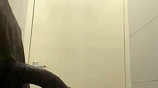 you caught this skinny dude jerking his monster cock in the office