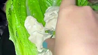 CRAZIEST FOOD MASTURBATION by hot arabian snowwhite stepsis in LA kinky extreme fetish.