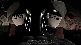 Straight Hung Thug Blackens Goth YT-Boi Bussy First Time