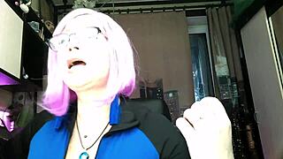 my slutwife aimee broadcasts in two cosplay guises for young and mature viewers privately