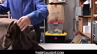 BBW Teen Shoplifter Amilia Onyx Busted Fucked by LP Officer