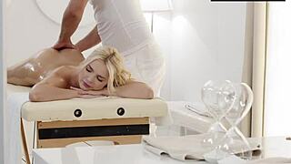 wanna see lika star take masseur's fat cock deep??