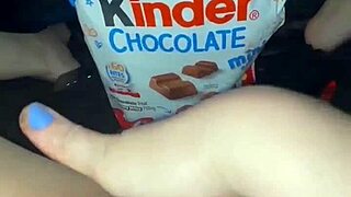 CRAZIEST FOOD MASTURBATION by hot arabian snowwhite stepsis in LA kinky extreme fetish.