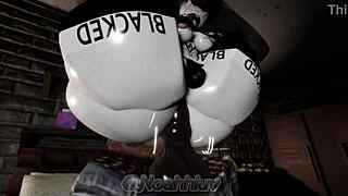 Straight Hung Thug Blackens Goth YT-Boi Bussy First Time