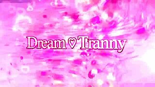 busty trans jaqueline dark takes cocks in ass and mouth till she cums hard