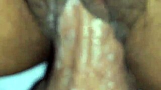 close-up on this dripping wet latina wife's tight hairy pussy ready for cum cover?