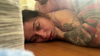 steve rickz pounds my fat pussy in bathroom