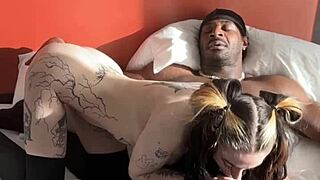 Alt girl takes that bbc deep, you loving this ride?