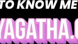 horny latina redhead agatha vega bounces big tits on fat cock cowgirl style roughly