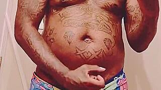 fat cocked black dude unloads jizz right before sugar mama hookup
