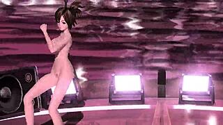 Sakine Meiko Nude Mod Reveals Big Tits Asian Goddess Ass in Project Diva