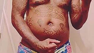 fat cocked black dude unloads jizz right before sugar mama hookup