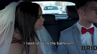 bride sneaks off to locked wc with stranger and cheats on groom with fat ass pounding