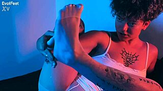 hey do my sexy latina nylon feet need more licking?