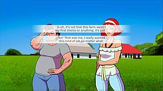 out on the ranch, she's bouncing that big ass while he drills her deep