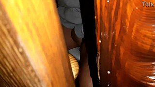 caught stepsis rubbin pussy to orgasm on the toilet damn