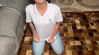 Stressed Stepdaughter Unloads On Stepdad's Cock After School?