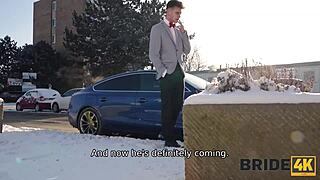 bride sneaks off to locked wc with stranger and cheats on groom with fat ass pounding