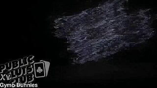 i hit the club dancing with gymo bunnies and bitchmoni turns it into a wild public puta party