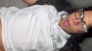 Stressed Stepdaughter Unloads On Stepdad's Cock After School?