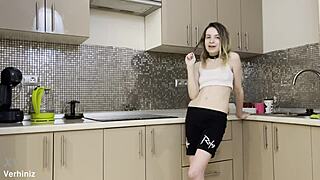 stepsisters scream as bro's friend roughly ass-fucks them in kitchen!