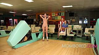 Stepmom and Stepdaughter Free Use Fuck Bowling Alley Group Date