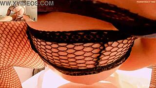 27 weeks pregnant chokes on daddy's cock then pussy creampie swallow