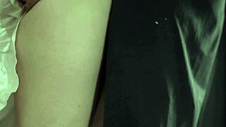 that chubby busty indonesian girl gets pounded doggy style in her homemade creampie lingerie scene