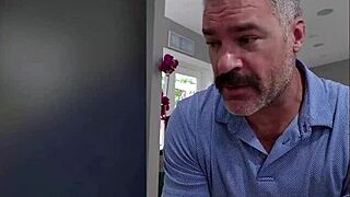 Stepdad fills Serena Hill's tight teen muff in pervy family roleplay taboo