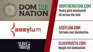 Teen slave rims anus then submits fully to master