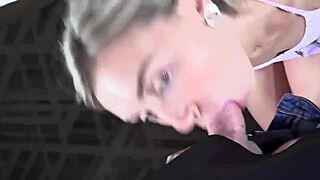 Chloe Temples sneaks off after school for Professor Brogan's hard cock! Creampie in her juicy teen pussy awaits