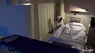 japanese teen nurse's halloween hospital seduction turns into rough patient fuck