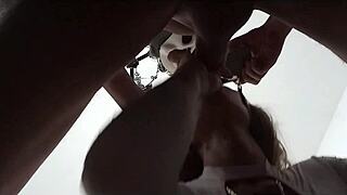 whoa, 30 minutes of this milf slurping cock in sunglasses then swallowing every drop