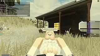 Blonde Bent Over for Deepthroat Anal Doggystyle Cumshot