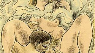 in the haze of vintage erotic illusions, desires awaken slowly