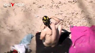 Nude beach photoshoot turns into shaved pussy hardcore ride