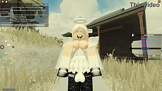 Blonde Bent Over for Deepthroat Anal Doggystyle Cumshot