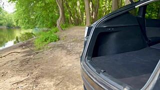 wanna see this wife take a vibe then a creampie deep in nature with hubby watching?