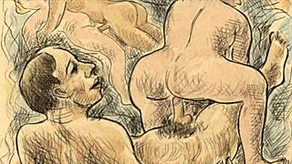 in the haze of vintage erotic illusions, desires awaken slowly