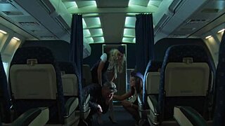 linsey mckenzie and puma swede get lesbian hot on flight heels stockings