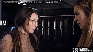Nerdy Teen Lures And Fucks Stepsis's Milf Girlfriend Hard!