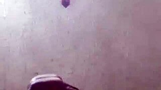 africa man strokes his juicy black ass in solo anal play