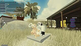 Blonde Bent Over for Deepthroat Anal Doggystyle Cumshot