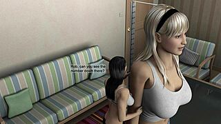 imagine my giantess boobs growing huge over mini guy in comic