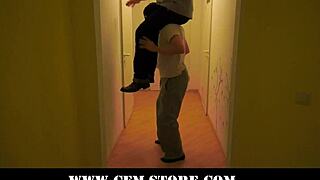 check out this wild bdsm femdom trailer with face sitting humiliation and food fetish play