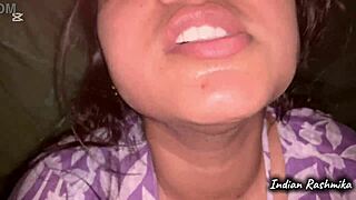 A Bhojpuri desi girl chats playfully in her bedroom, sharing a homemade video full of real couple moments in Hindi from start to epic finish