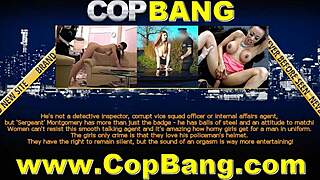 hey this fake cop totally tricked her into car sex outdoors