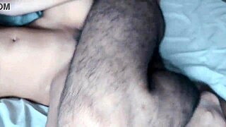 newly married bhabhi's tight pussy gets first rough pounding close up moaning