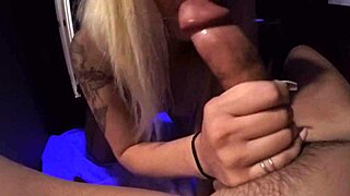 roxy handles large cock sucking while riding dildo in mirror part 1