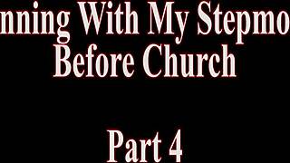 damn stepmom sheena ryder strips teases and creampies before church